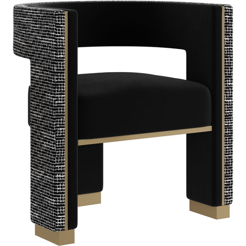 Adamina Abbington Black / Hobbes Night Dining Armchair